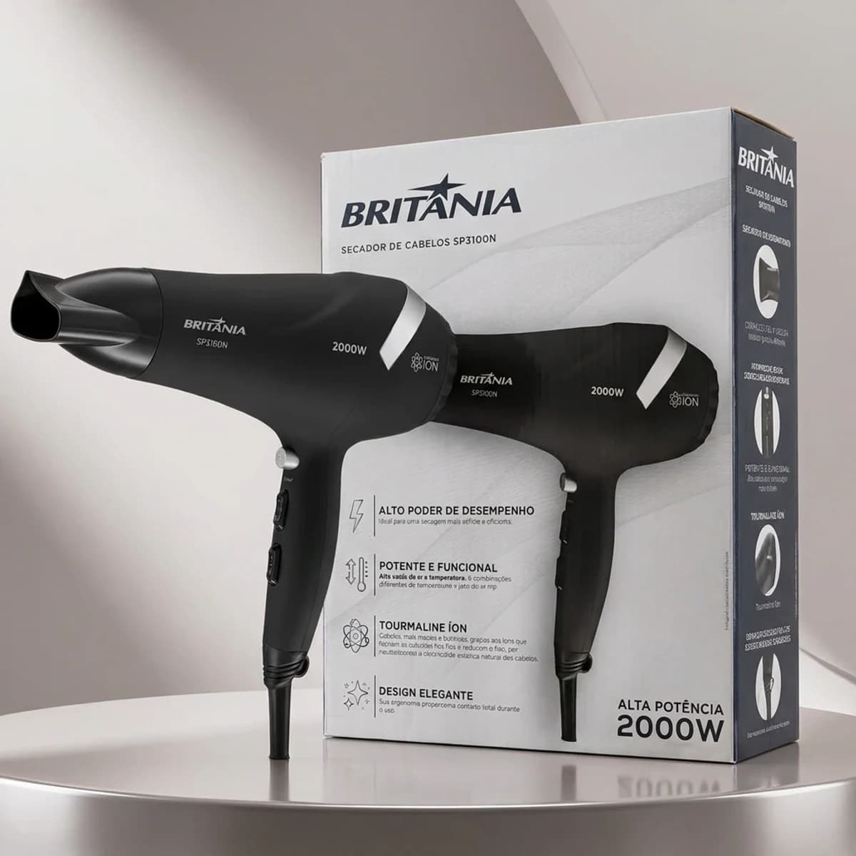Secador de Cabelo Britânia SP3100N — foto principal